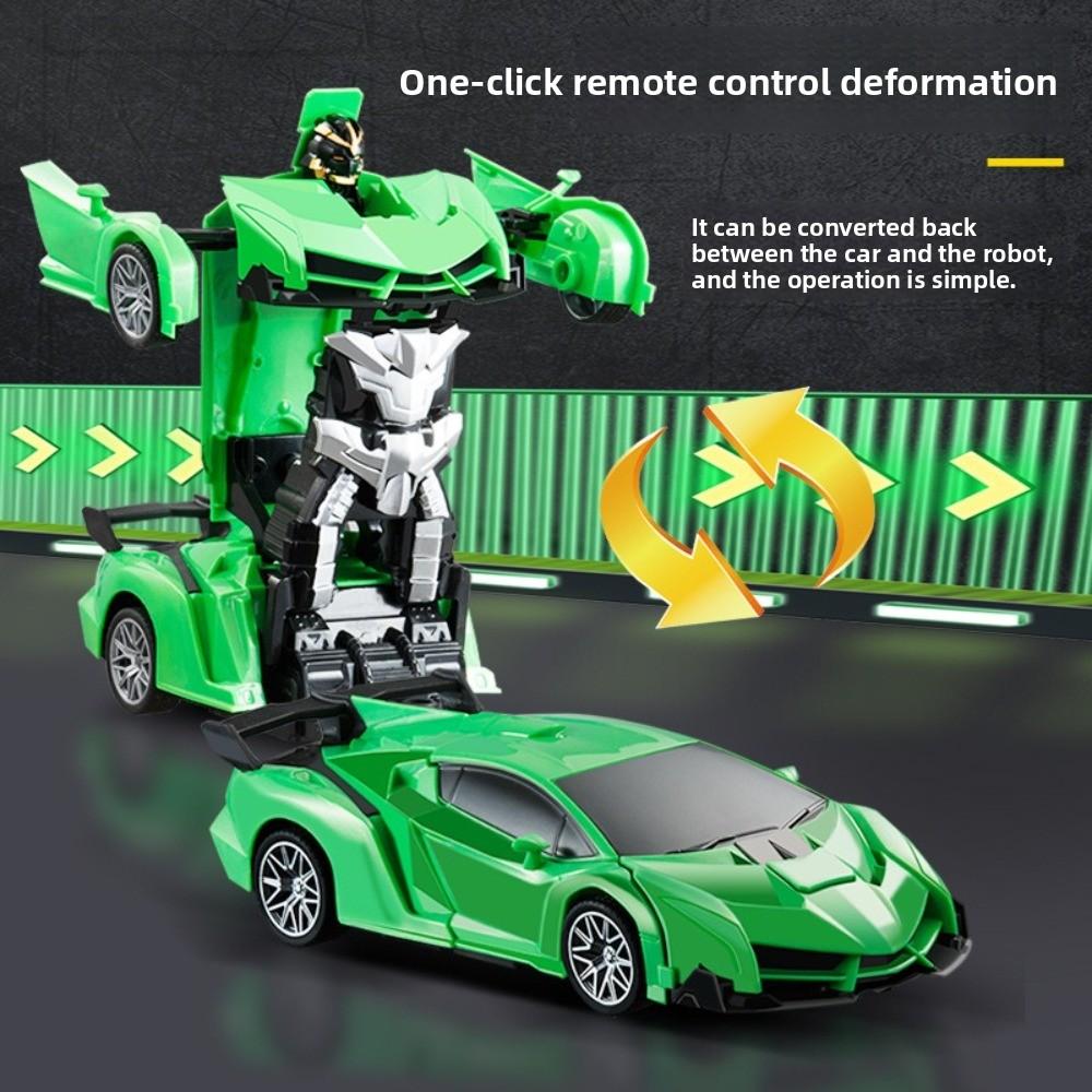 One-key Deformation Transformable Robot Car 2-in-1 Car Model New Deformation Car Gift