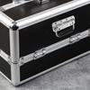 Stainless Steel Folding Toolbox Handle Heavy Duty Spring Loaded Foldable Pull Handle for DIY Repair Garage Tool Storage Portable