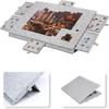 Tragbarer 3D-Puzzle-Tisch mit klappbarem Ständer, Deckel und 6 Schubladen zur Puzzle-Sortierung für Kinder