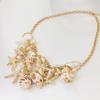 Summer Beach-Themed Conch & Starfish Shell Necklace for Women
