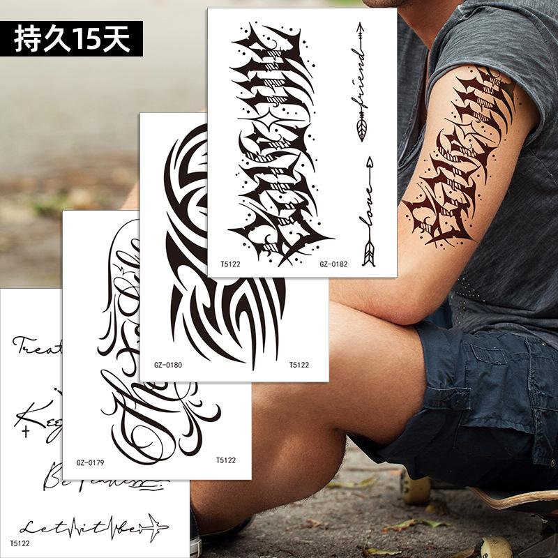 Herbal Tattoo Stickers Waterproof Temporary Tattoos Men And Women Lasting Juice Tattoo Stickers Tattoo