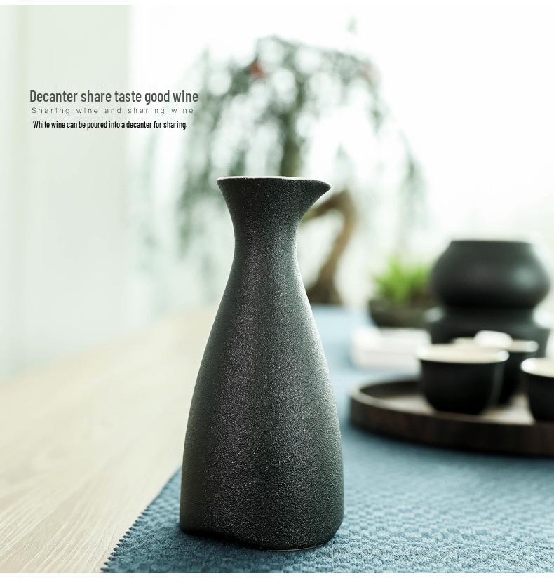 Creative Ceramic Wine Warmer - Yellow Wine Heating Set with Hot Water Pot