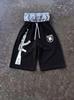 Unisex Doppelbund Gestickte Bedruckte Gerade Bein Jogginghose Street Hip Hop Stil Kordelzug Lässige Sporthosen Paar Locker Sitzende Schweißhosen