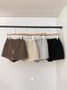 Women's 2025 Winter Korean Solid High-Waisted Slimming Wool Shorts