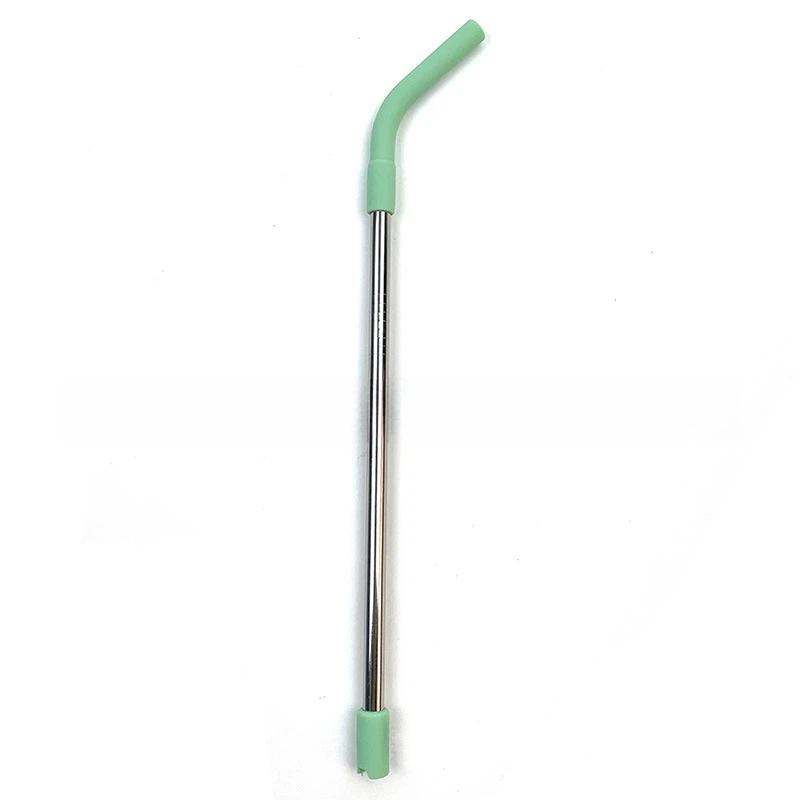 Reusable Stainless Steel Straws With Soft Colorful Silicone Tips Perfect For Smoothies Juices Cocktails Home Parties Daily Use