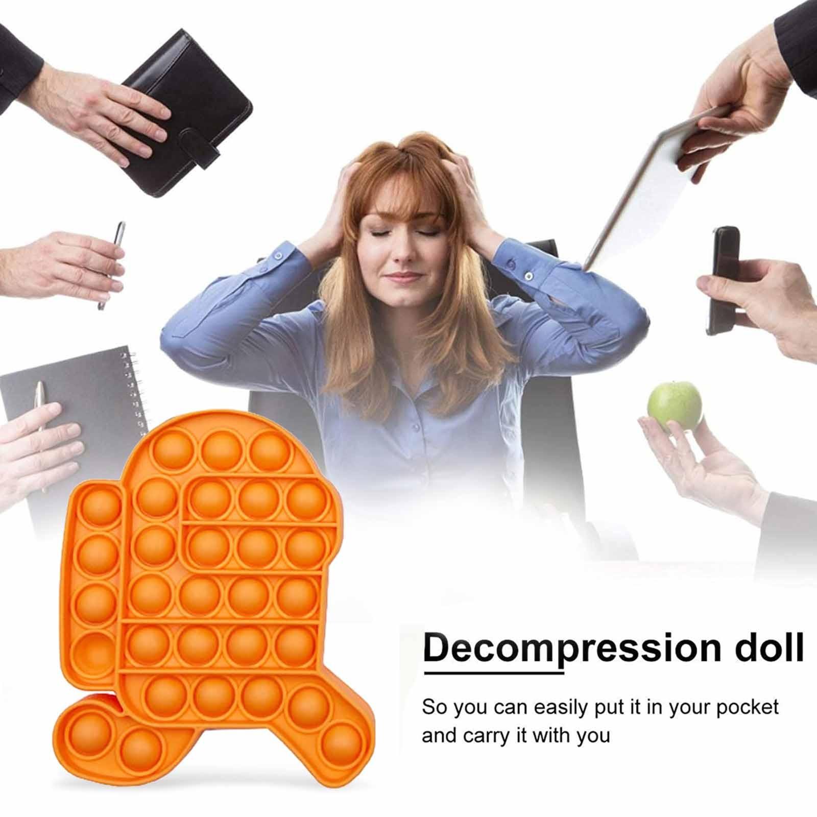 

2021Children s Adult Decompression Toy Pressure Plate Controller Educational Toy помаранчевий