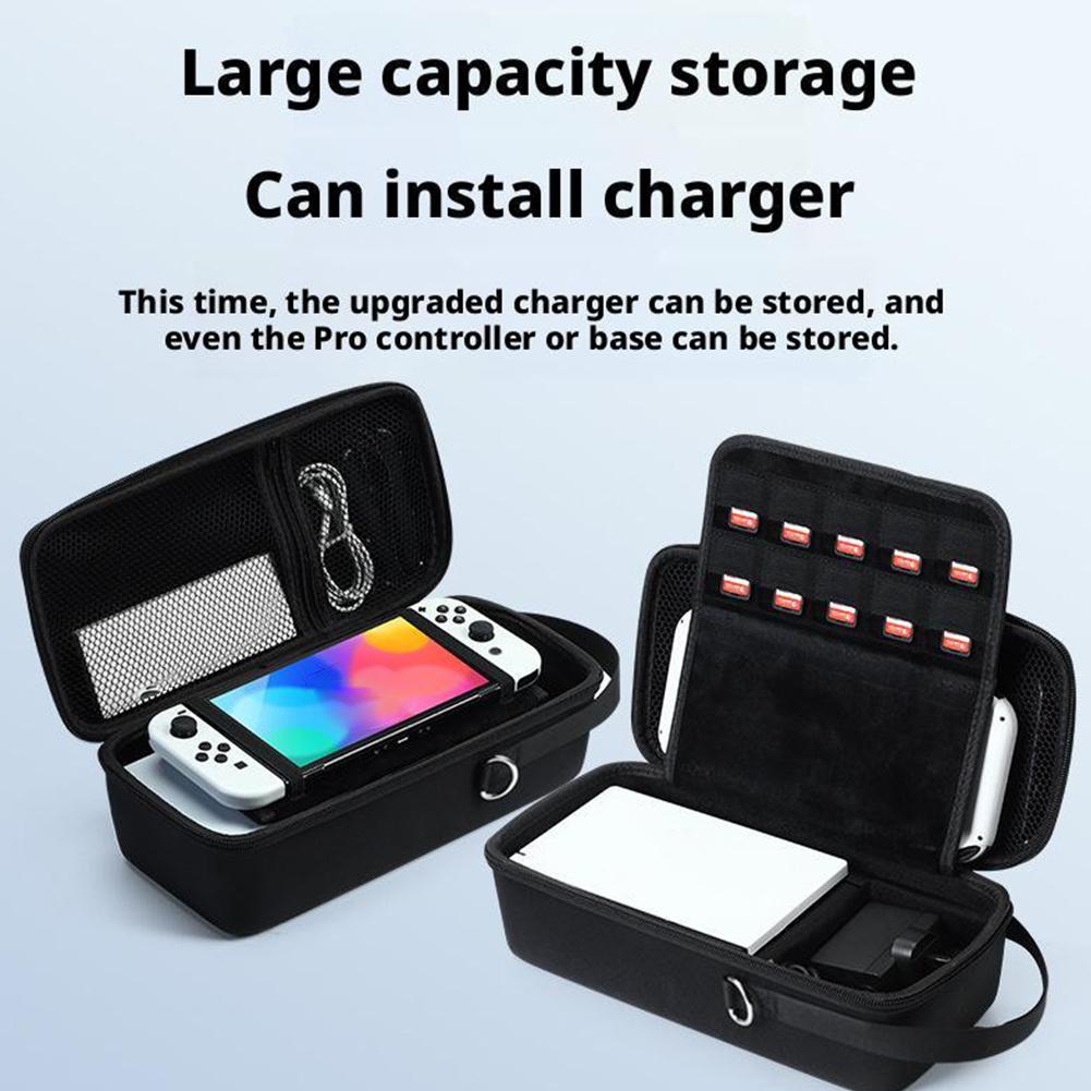 For Nintendo 2 EVA Handheld Game Console Bag Ravel Carrying Storage Bag Hard Shell Game Bag for Switch 2 Organizer