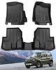 Hawjog 3D Floor Mats for Suzuki Jimny JB23W Fully Made with TPE Antibacterial and Specially Designed for Jimny Includes Second and Sponge Bottom (AT),