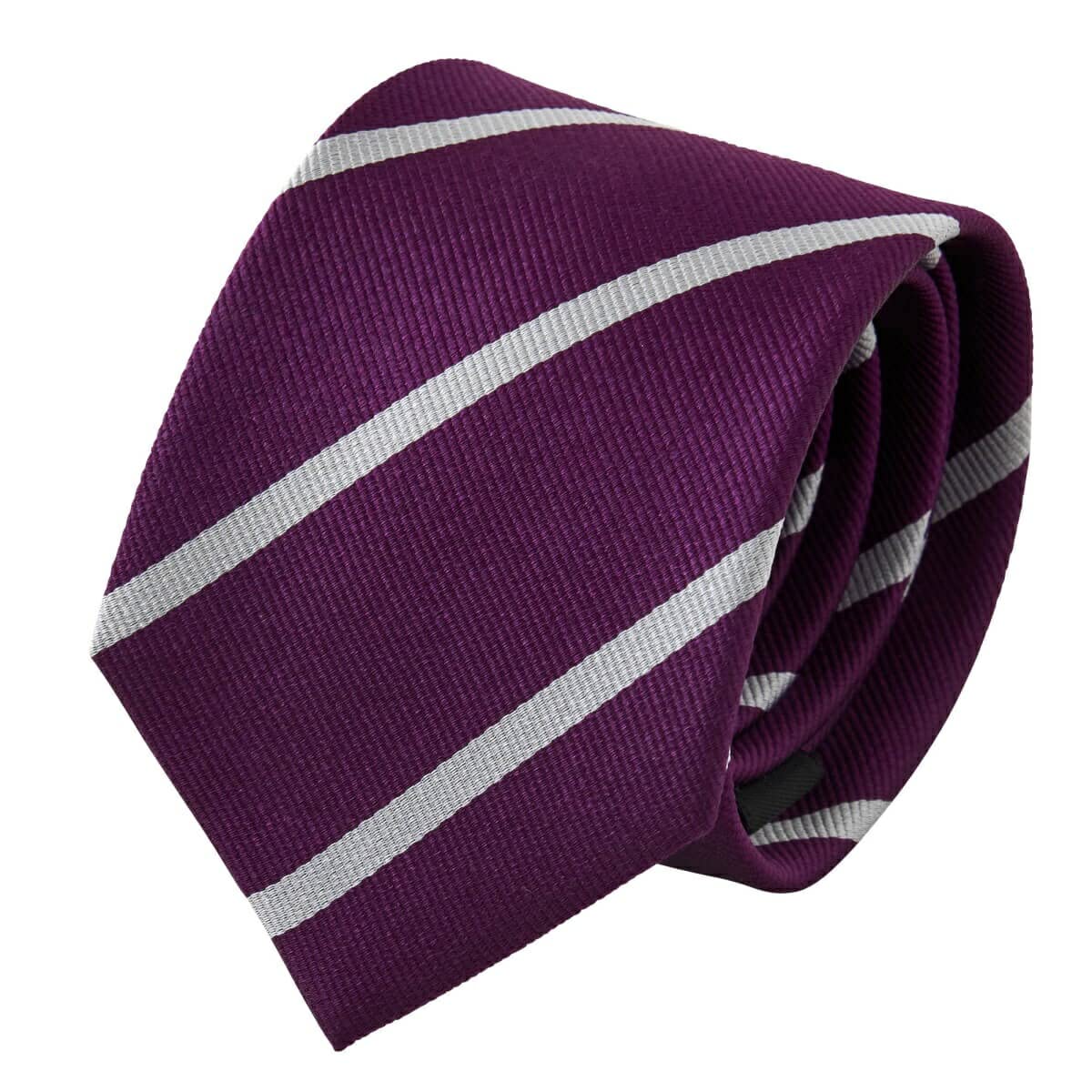 

[Ogier] Men s Narrow Tie, 100% Silk, Regimental Stripe, Gift, Present, Business, Stylish