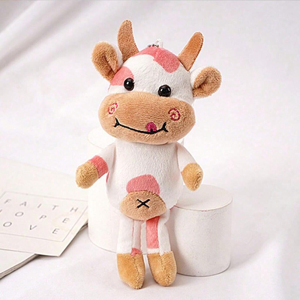 1pc-Cute pet cow plush toy - the perfect anxiety relief and calming aid for cats and dogs