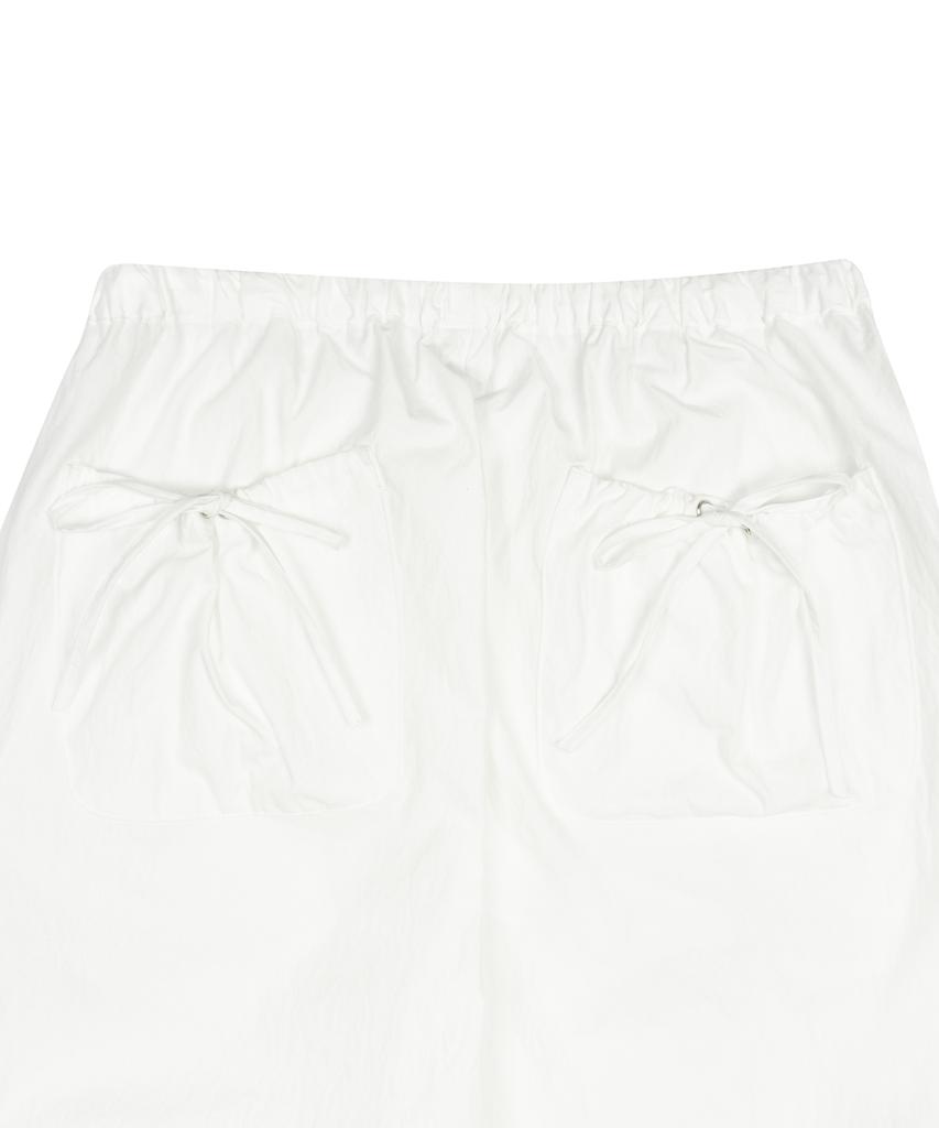 LARTIGENT L17 String Wide Pants(White)