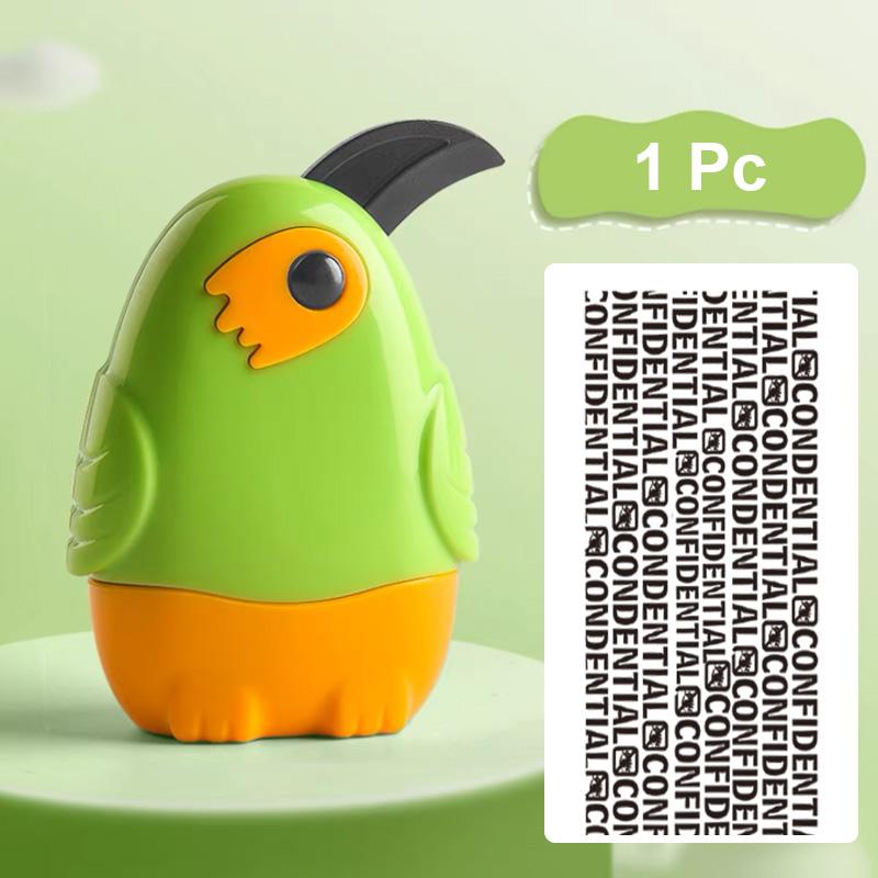 Identity theft protection Confidential roller seal Mark address anti-theft privacy and security seal three colors woodpecker