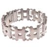 1PC Portable Multifunction Repair Bracelet Stainless Steel Universal 29 In 1 Multi Tool Bracelets