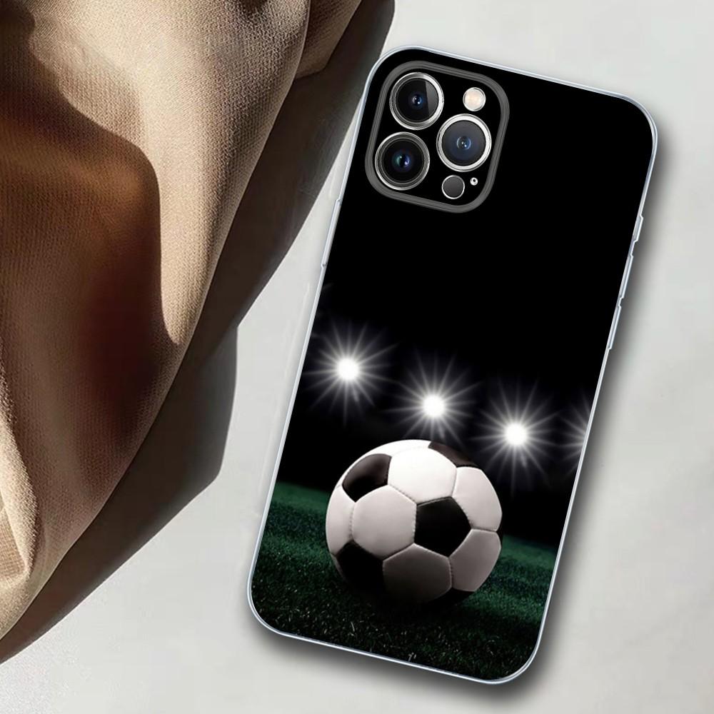 Soccer Ball Phone Case For iPhone 14 11 12 13 Mini Pro XS Max Cover 6 7 8 Plus X XR SE 2020 Funda Shell