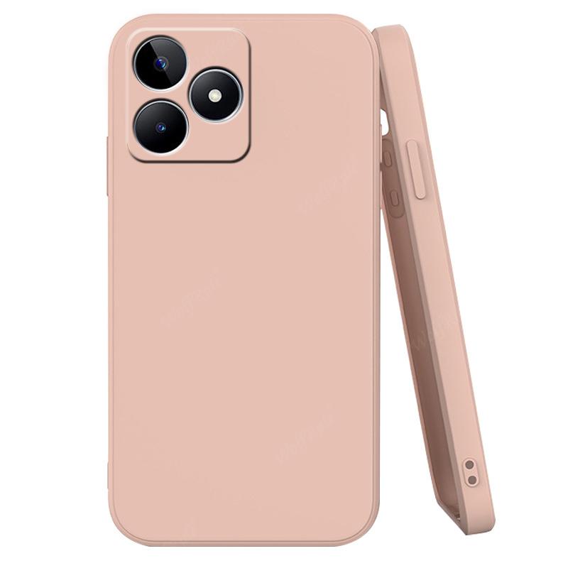 For Cover OPPO Realme C53 Case For OPPO Realme C53 Capas Luxury Liquid Silicone Candy Color TPU Soft Cover For Realme C53 Fundas