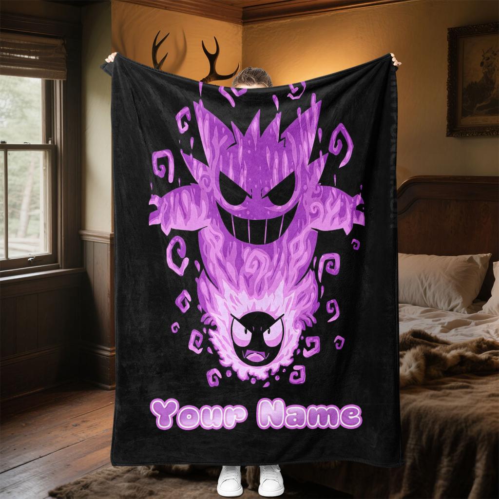 Pokemon Warm Comfortable Print Custom Flannel Blanket for Bedrooms Sofas Beds Chairs Picnics Travel