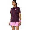 Tennis Wear COURT SS TOP 2042A371 500 XS [ASICS] Women's (DARK AUBERGINE)