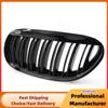 Front Kidney Bumper Grill Grille For BMW 6 Series E63 E64 2004-2010 1Pair Glossy Black Racing Grill Double Slat Cover