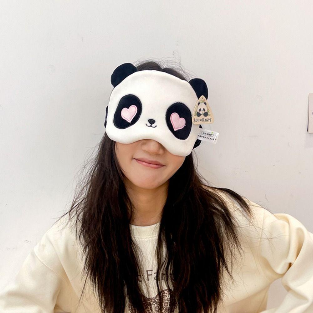 Soft Panda Plush Hand Puppet Simulation Panda Plush Hat Panda Plush Neck Pillow  New Year