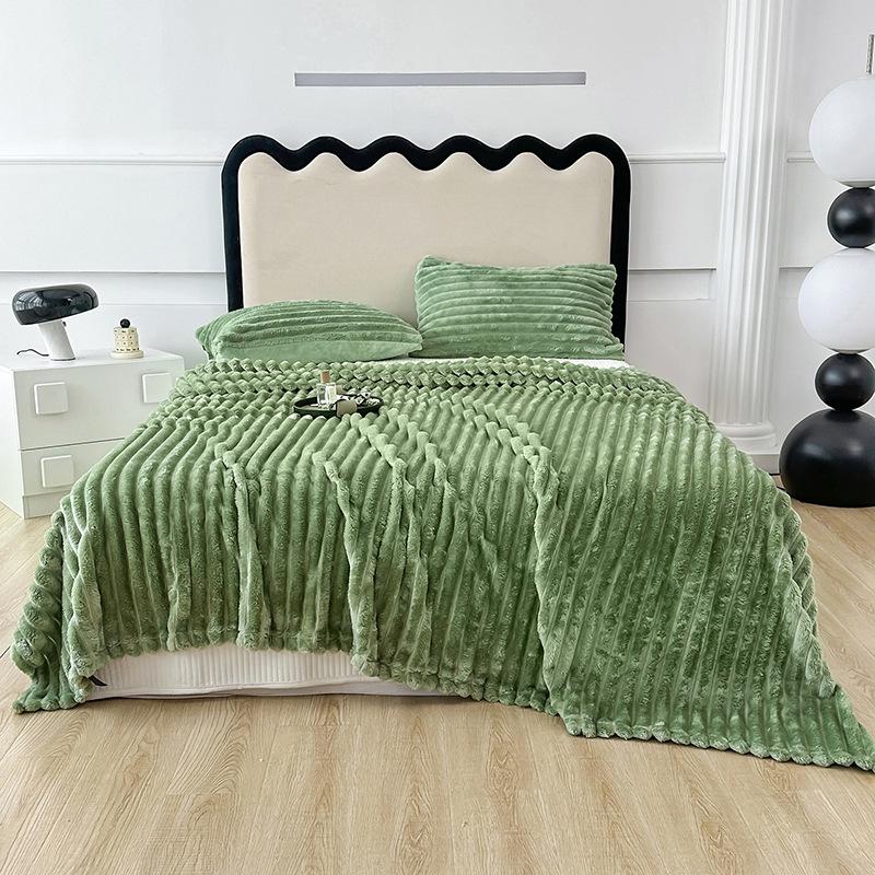 

Плед Шарковый Плед Супермягкий Флисовый Плед для Дивана Дизайн в рубчик Хорошо Стирается 200*230cm