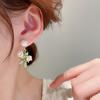 GemChic Damen Ohrringe Ohrstecker Nadel Glockenblume Blatt Ohrringe Süße Kleine Exquisite Ohrringe Geburtstags-Weihnachts-Schmuckgeschenk
