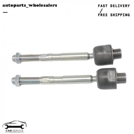 2X High Grade Zinc nickel alloy Front Inner Tie Rod End Kit For 2013-17 Accord