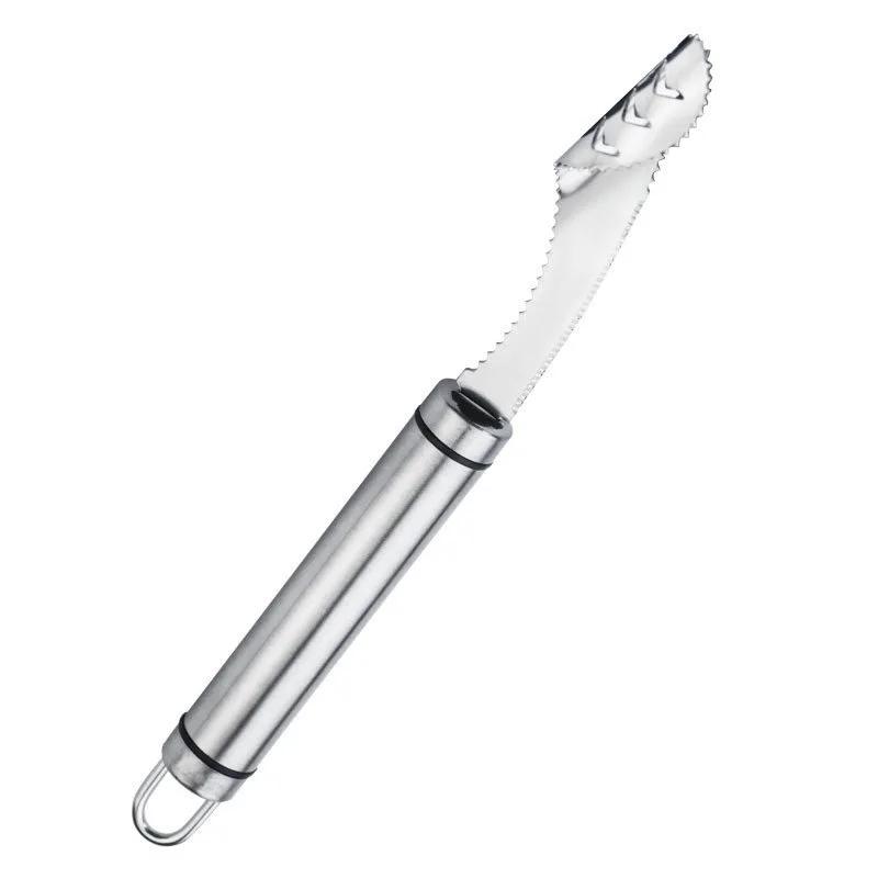 Stainless Steel Chili Seed Remover Sharp Rotating Serrations Green Pepper Core Removed Household Kitchen Tools