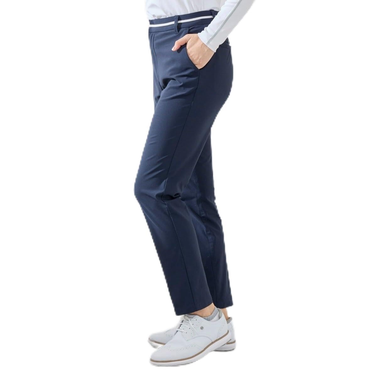 

Брюки для гольфа High Tension Slim Straight Pants Navy [June Andrope] [Защита от ультрафиолета] [Cool Touch] [Эластич] Женские (40)