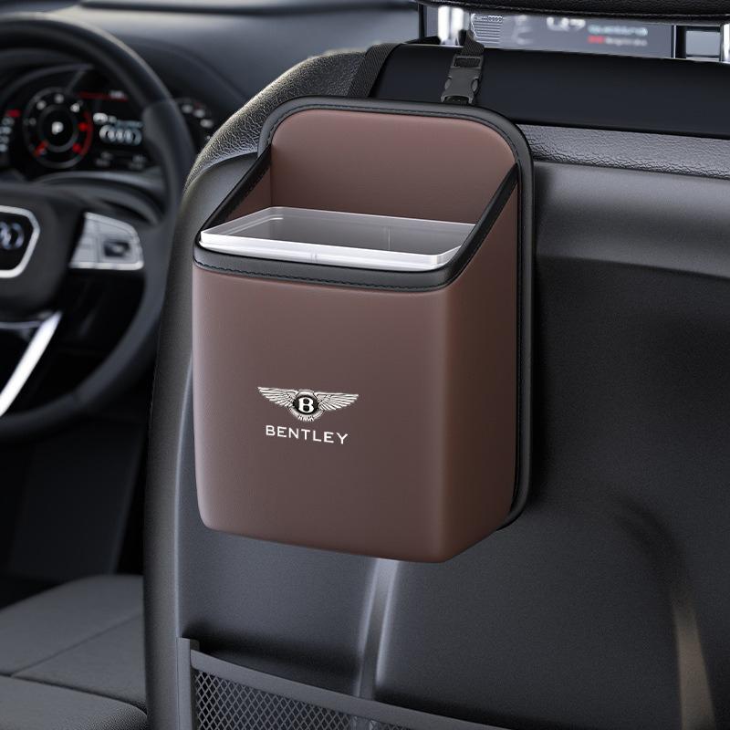 Wielofunkcyjny wiszący organizer na oparcie siedzenia samochodowego, worek, kosz na śmieci do nowego Bentley Flying Spur Continental GT Bentayga Mulsanne