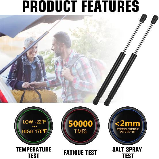 Rear Trunk Lift Support Shocks For Dodge Challenger 2008-2018 Gas Spring Strut Rod 6657 2 Pcs