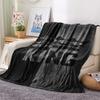 1Pc King or Queen Print Flannel Blanket, High quality Comfortable for All Seasons, Home Decor, Warmth and Comfort, Perfect for Gifts