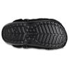 Crocs Classic Fuzzy Clogs Winter Slippers Women Slippers Black 207303-001