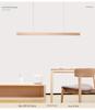 Solid Walnut Chandelier: Modern Chinese-Style Lamp for Living, Dining, or Tea Rooms