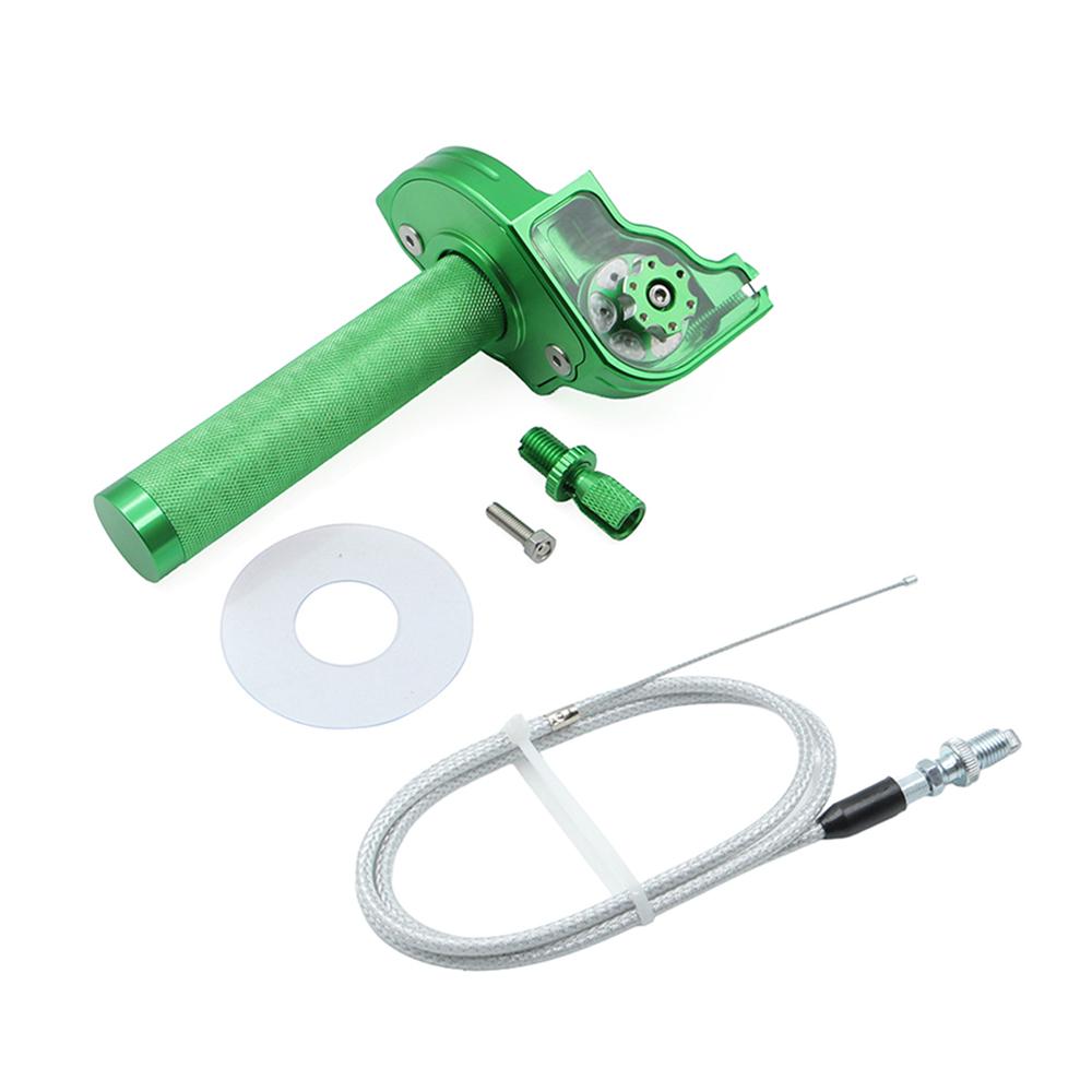 Universal CNC Aluminum Accelerator Throttle Twist Grips Handlebars M10*1.5 For Dirt Pit Bike Moped Scooter Quad ATV Motorcycle