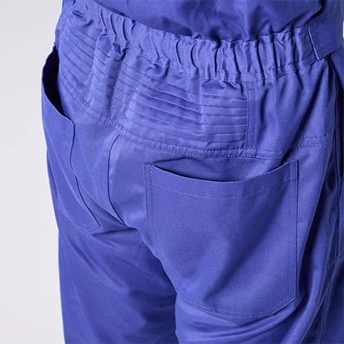 Yamaha Motor (Yamaha) YAMAHA RACING Mechanic Suit, Long Sleeve, YR8001, Blue, XL, 90792-Y187X