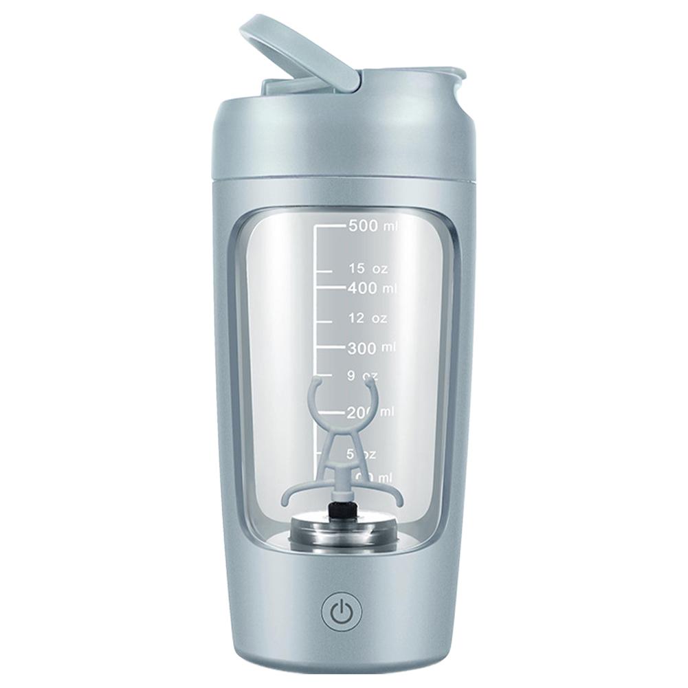 Electric Protein Shaker Bottle with Handle Gym Sport Water Bottle BPA Free Mixing Cup for Fitness Gym Workout for Men and Women
