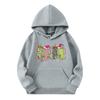 Child Fashion Lightweight Long Sleeve Pullover With Pockets  Print Hoodie