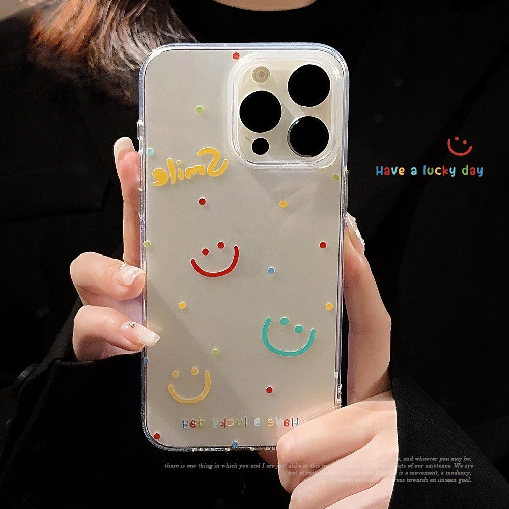 Creative Colorful Smiley Case for iPhone 17 iPhone 17 Pro Max