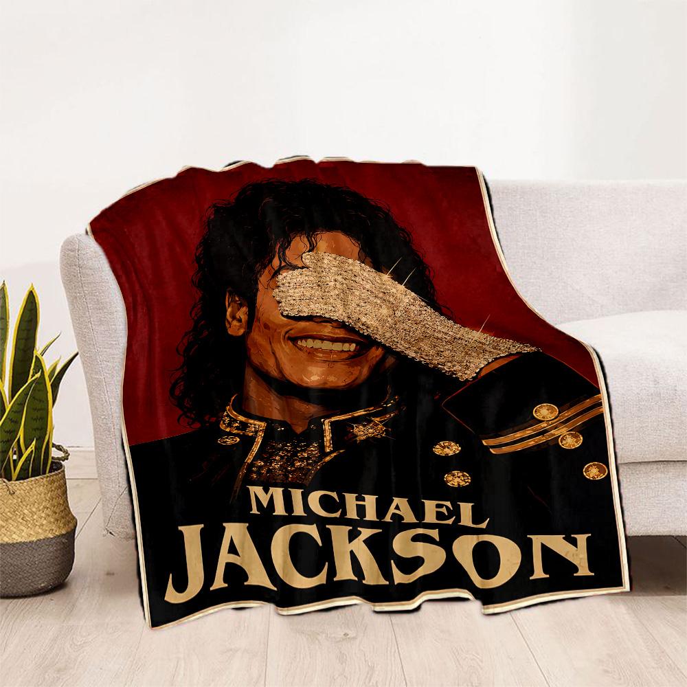 Michael Jackson 68 Blanket Warmthful Decor Great for Bedding Picnics Seaside for All Occasions Stylish Decor Gifts For Family Or Friends