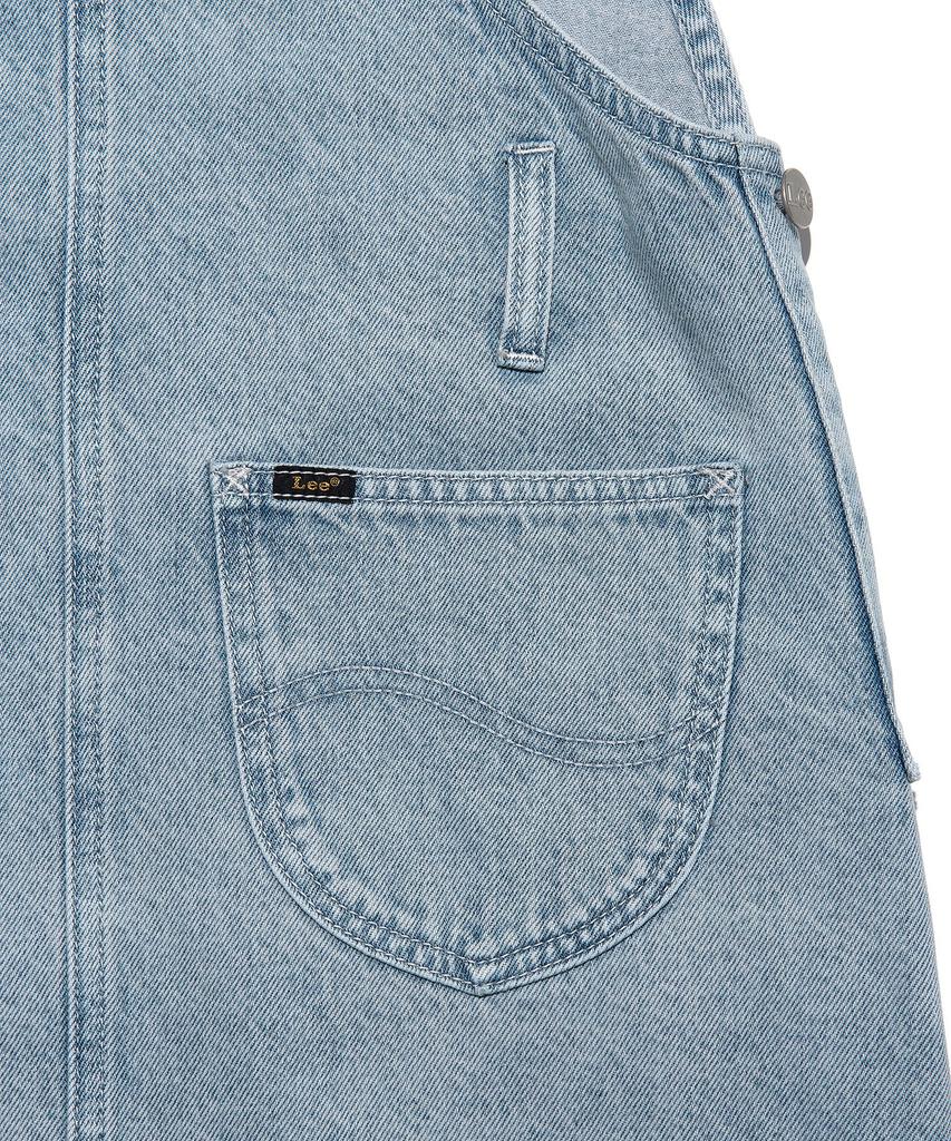 Lee Women'S Denim Overalls Skirt Indigo Medium