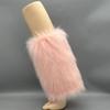 Winter Fuzzy Leg Warmers for Women Soft Stylish Plush Boot Toppers Covers In Bright Solid Color Furry Leg Sleeve Socks