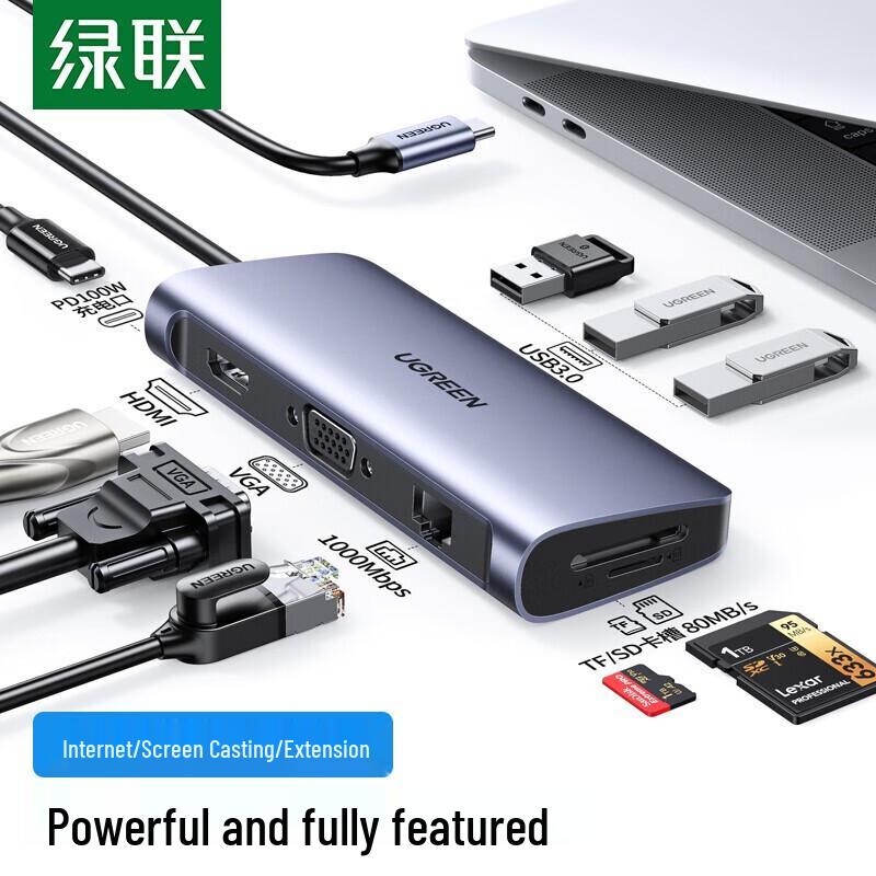 Ugreen CM179 USB-C 9-in-1 Multiport Adapter