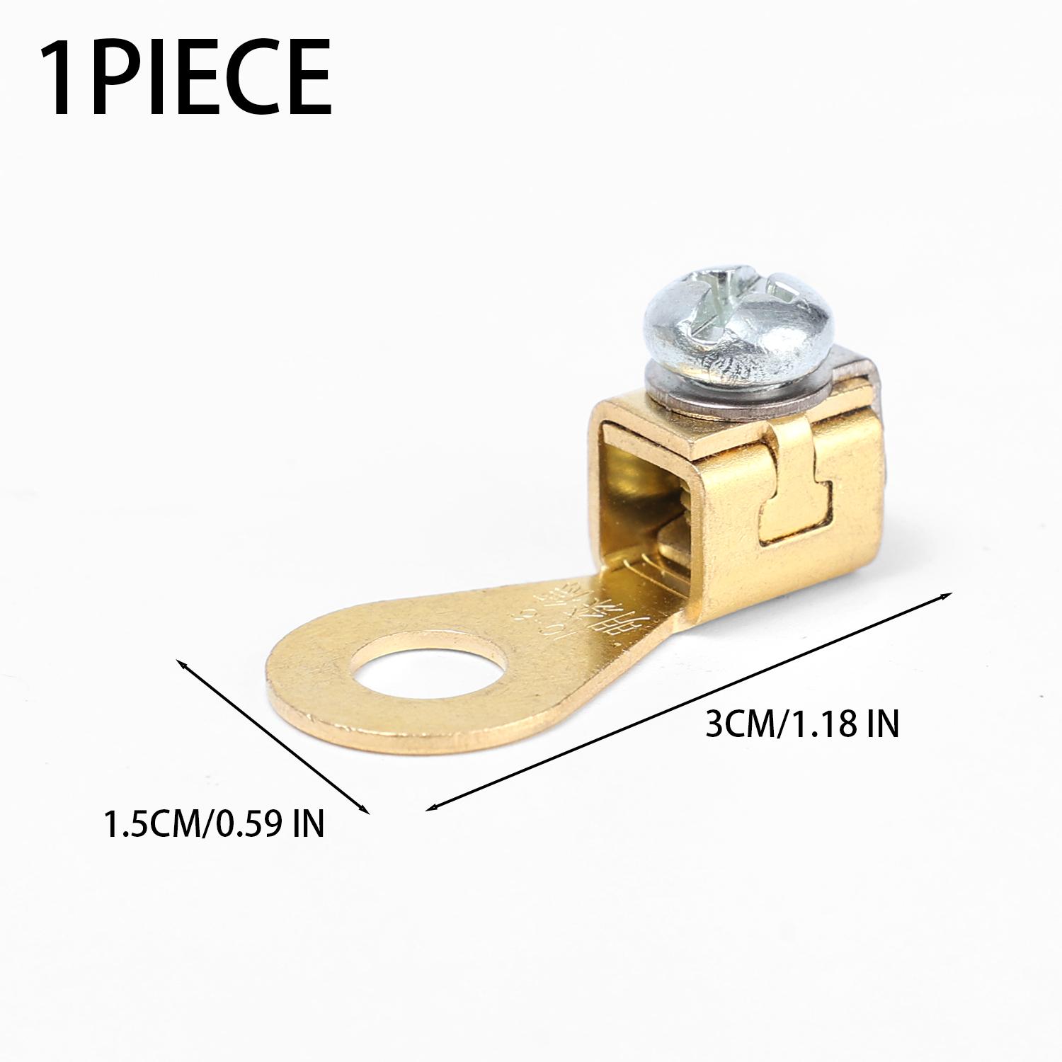 

Car BatteryTerminals Copper Pressure-Free Terminal Connector for Car Battery Wires Power Lines Quick Release Battery Terminals