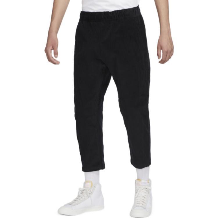Nike Casual Pants Men's Black Moderate Tapered Pants DO2324-010