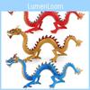 Exquisite Pvc Static Model Of Chinese Dragon Perfect For Home Decoration