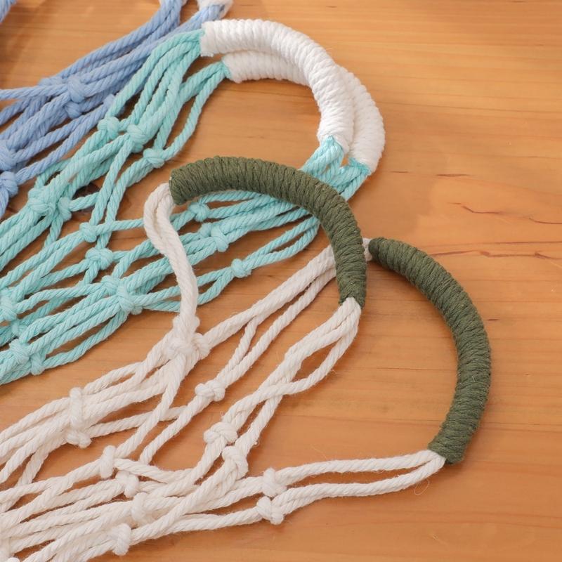 Hand-Woven Bottle Holder Cup Sleeve Handmade Drink Container Sleeve Suitable For Hiking Camping And School