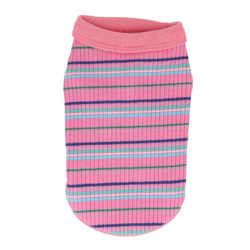 

Summer Dog Vest Cat Puppy Apparel Yorkshire Terrier Pomeranian Shih Tzu Maltese Bichon Poodle Schnauzer Dog Clothes T-shirt Pink XS（old） розовый