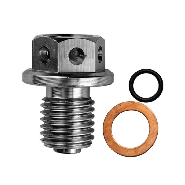 M14x1.5 Oil Sump Drain Plug Nut Modification Accessories Easy Installation Motorcycle Magnetic Oil Drain Bolt Screw