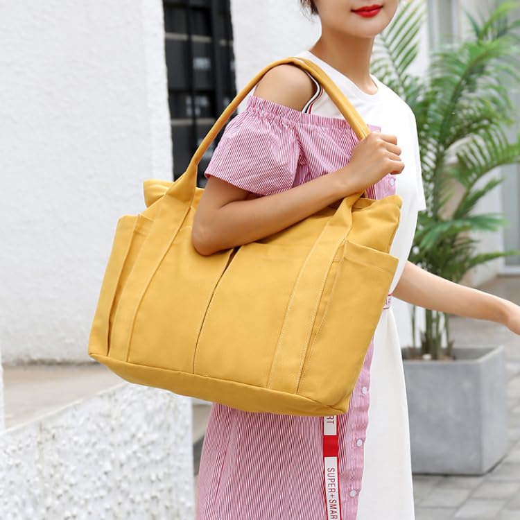 [komakusa] [Uchiwa Tote Bag for Everyday Use] Designed to fit a fan perfectly, this large-capacity tote bag features a zipper and multi-functional poc
