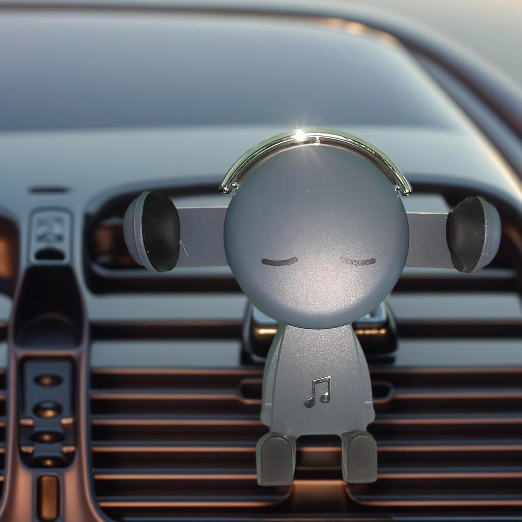 Uchwyt na telefon - Uniwersalny Uroczy Kreskówkowy Design - Wielofunkcyjny Uchwyt do Wentylacji do Nawigacji – Zacisk z Haczykowatym Końcem